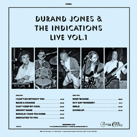 Durand Jones & The Indications - Live Vol. 1 w/ download