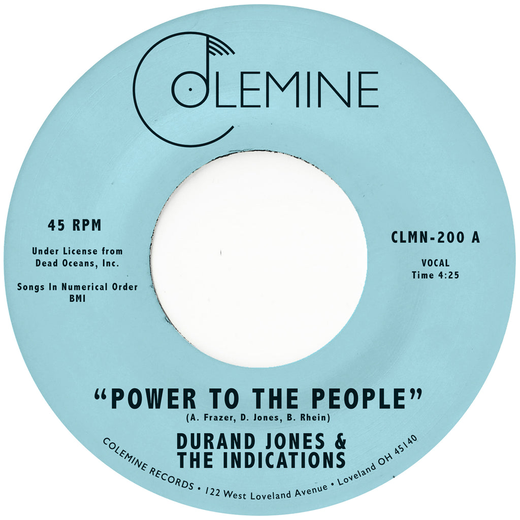 Durand Jones & The Indications - Power to the People / Never Heard 'em Say 7" 45