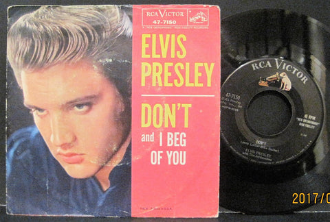 Elvis Presley - Don't b/w I Beg of You  PS