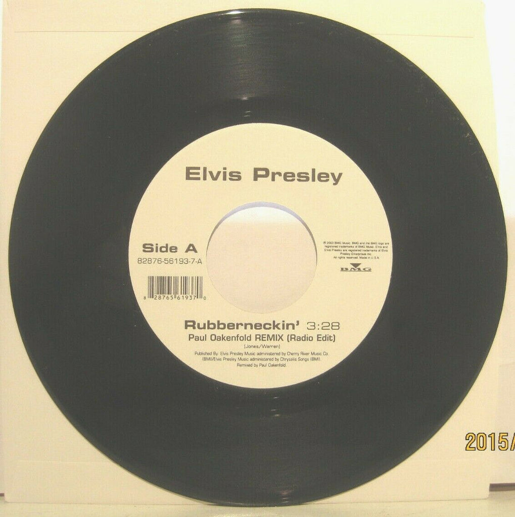 Elvis Presley - Rubberneckin' (Paul Oakenfold) White label