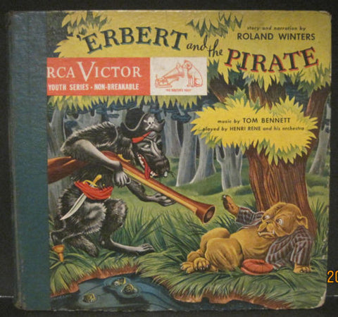 Erbert and The Pirate with Roland Winters - RCA Records 78rpm Album