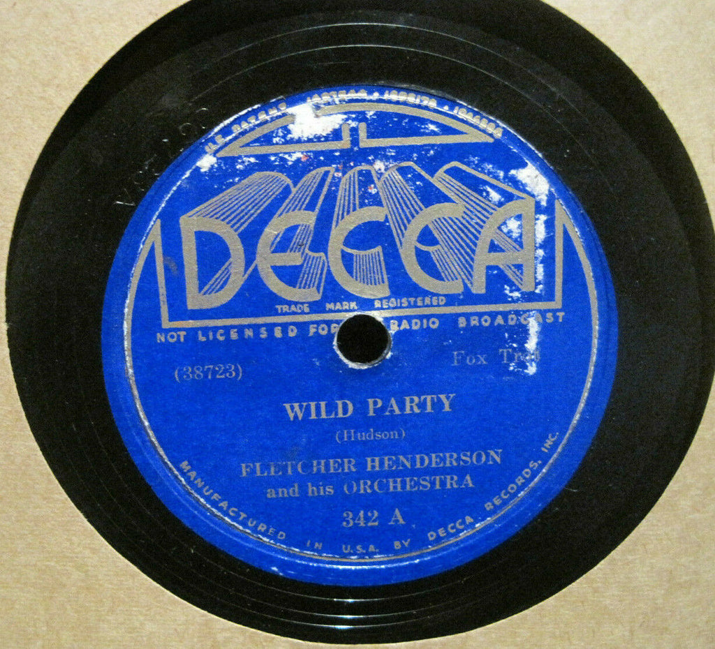 Fletcher Henderson - Wild Party b/w Rug Cutter's Swing