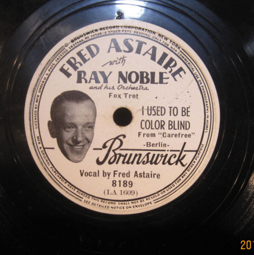 Fred Astaire -  Used To Be Color Blind b/w Change Partners
