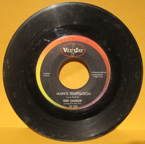Gene Chandler - Man's Temptation/ Baby That's Love