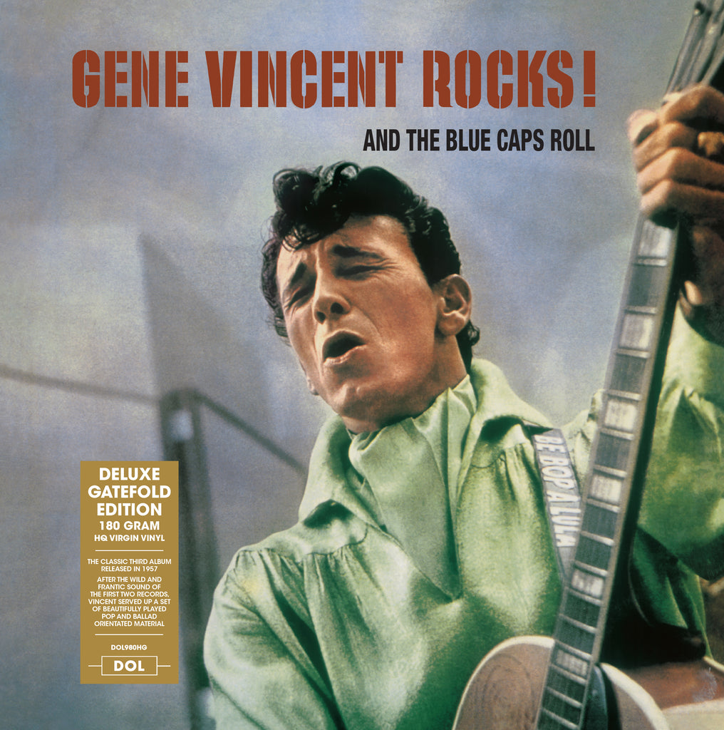 Gene Vincent - Gene Vincent Rocks! - 180g import w/ gatefold & 2 bonus tracks