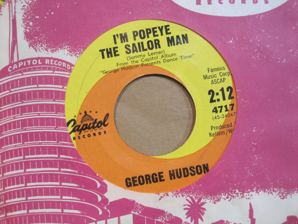 George Hudson - I'm Popeye The Sailor Man b/w Bronx Stomp