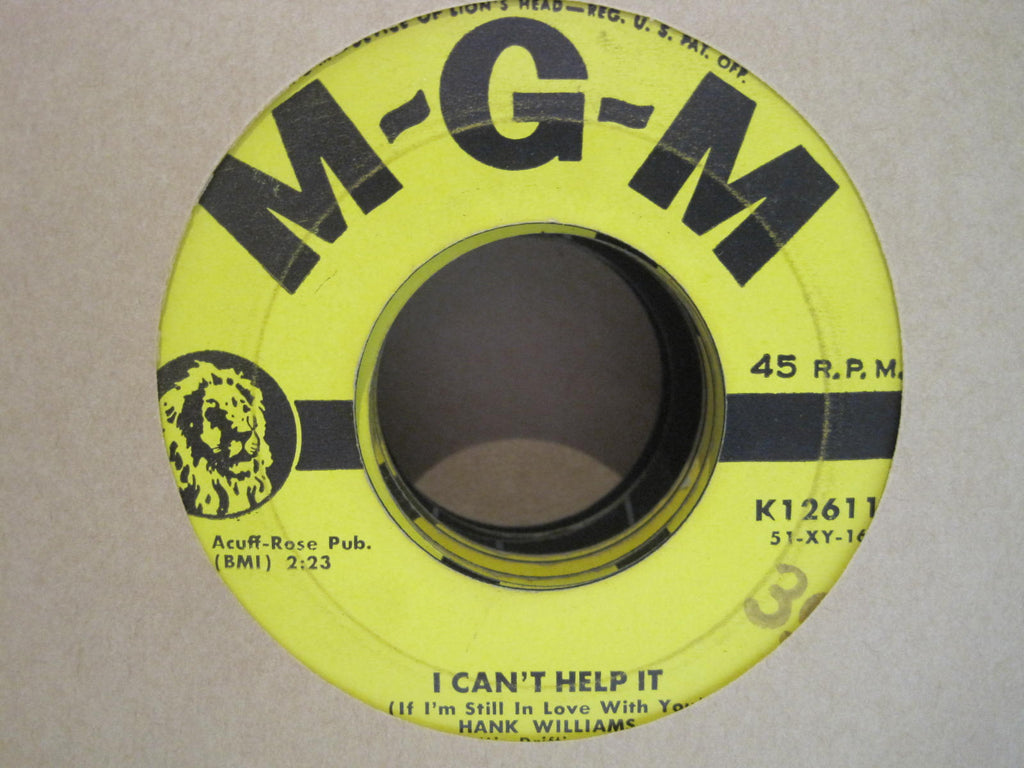 Hank Williams - I Can't Help It (If I'm Still in Love with You) b/w Why Don't You Love Me