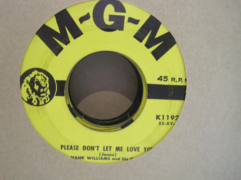 Hank Williams - Please Don't Let Me Love You b/w Faded Love and Winter Roses