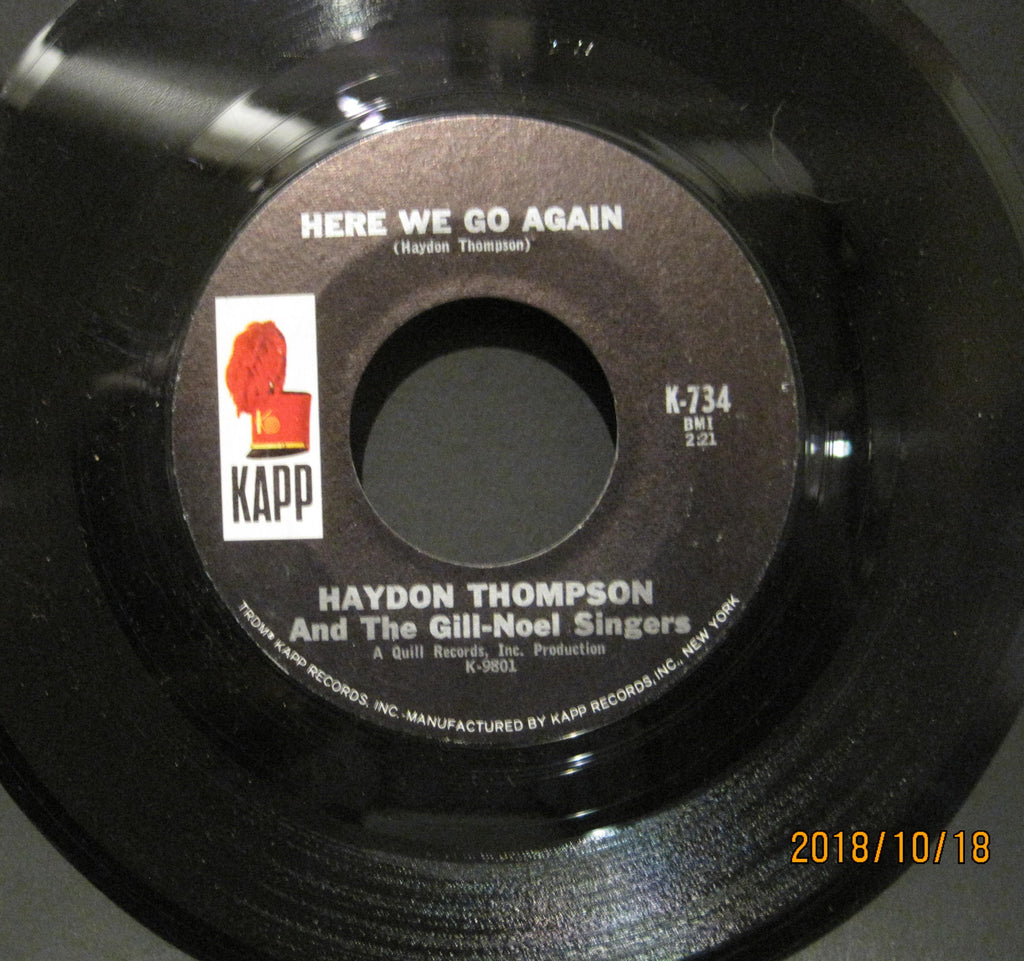 Haydon Thompson - Here We Go Again b/w 16.88