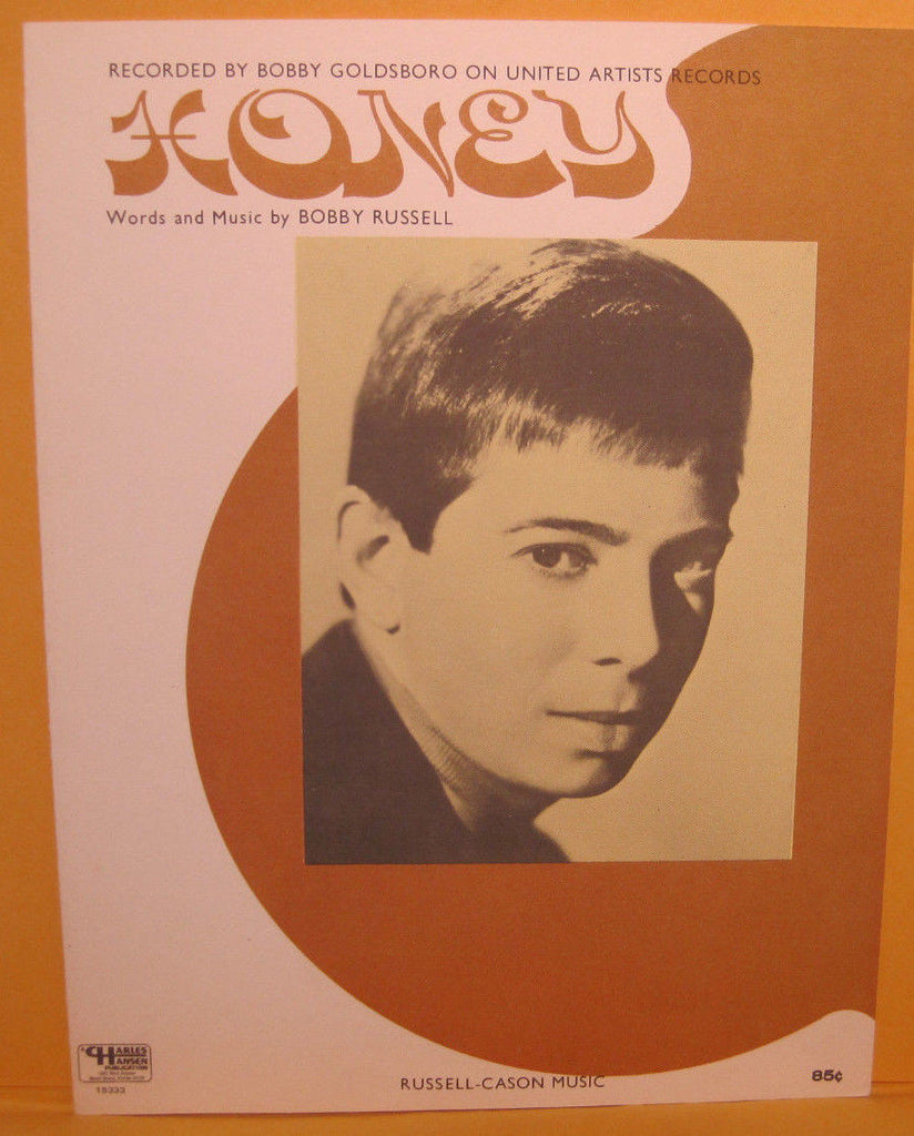 Honey - 1968 Sheet Music - Bobby Goldsboro