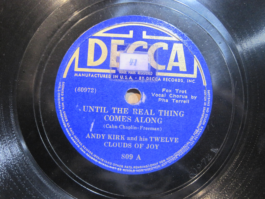 Andy Kirk & His Twelve Clouds of Joy - Until The Real Thing Comes Along b/w Walkin' and Swingin'