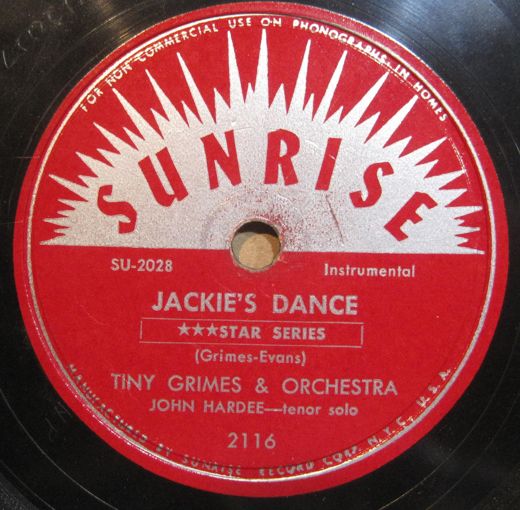 Tiny Grimes - Jackie's Dance b/w Earl Hines Combo - Blues For Garroway