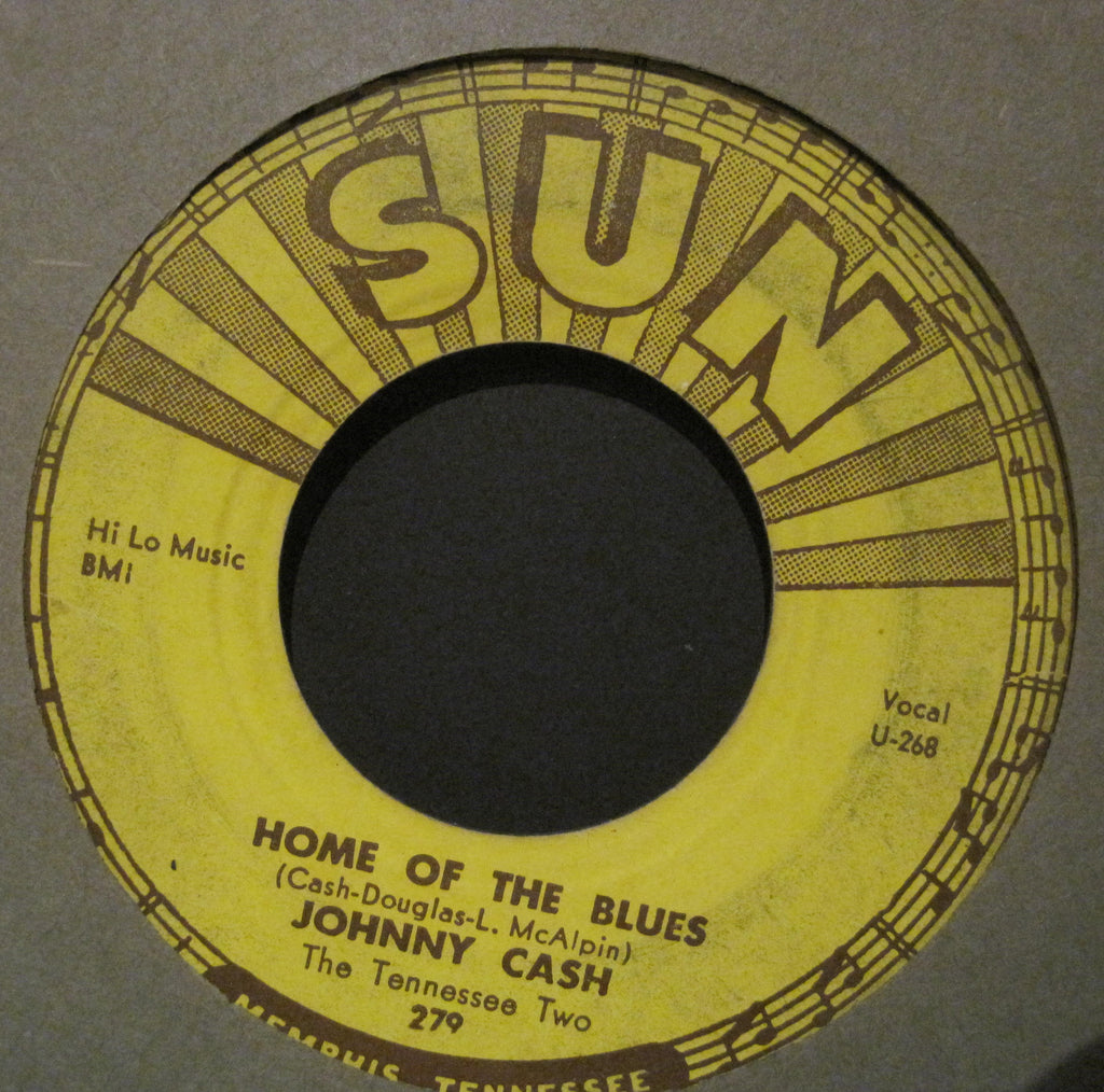 Johnny Cash - Home of The Blues b/w Give My Love To Rose