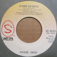 Phoebe Snow - Poetry Man b/w Either or Both