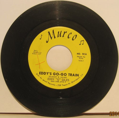 Eddy "G" Giles and The Jive 5 - Eddy's Go-Go Train/ While I'm Away