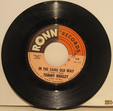 Tommy Ridgley - In The Same Old Way/ I'm Not the Same Person