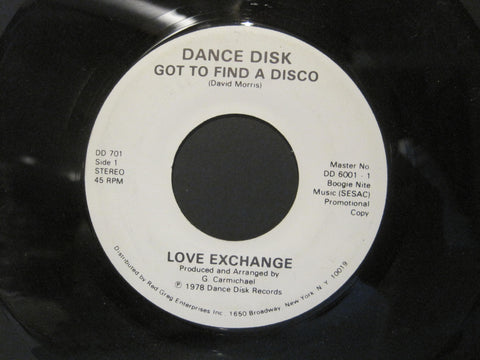 Love Exchange - Got To Find a Disco  PROMO