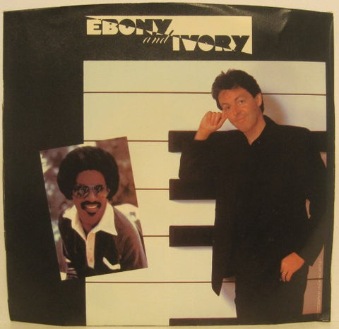 Paul McCartney & Stevie Wonder - Ebony and Ivory / Rainclouds w/ PS