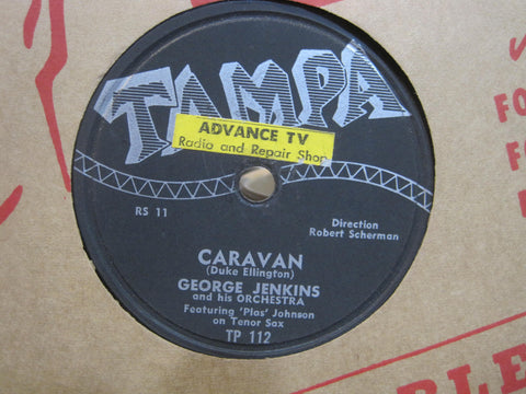 George Jenkins & His Orchestra with Plas Johnson - Caravan b/w Last Call