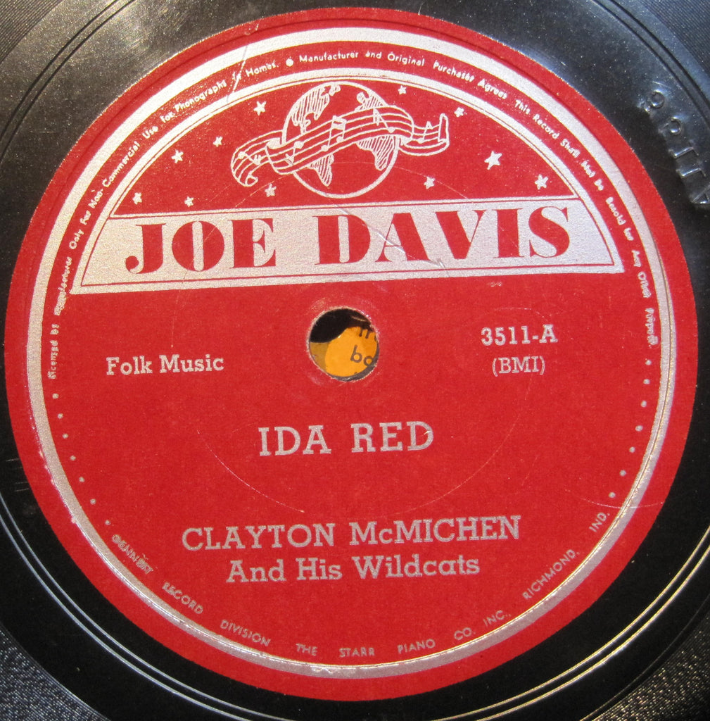 Clayton McMichen - Ida Red b/w Old Joe Clarke