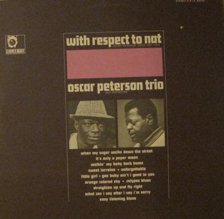 Oscar Peterson - With Respect to Nat