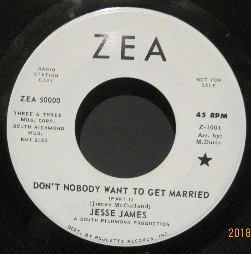 Jesse James - Don't Nobody Want To Get Married b/w Don't Nobody Want To Get Married  PROMO