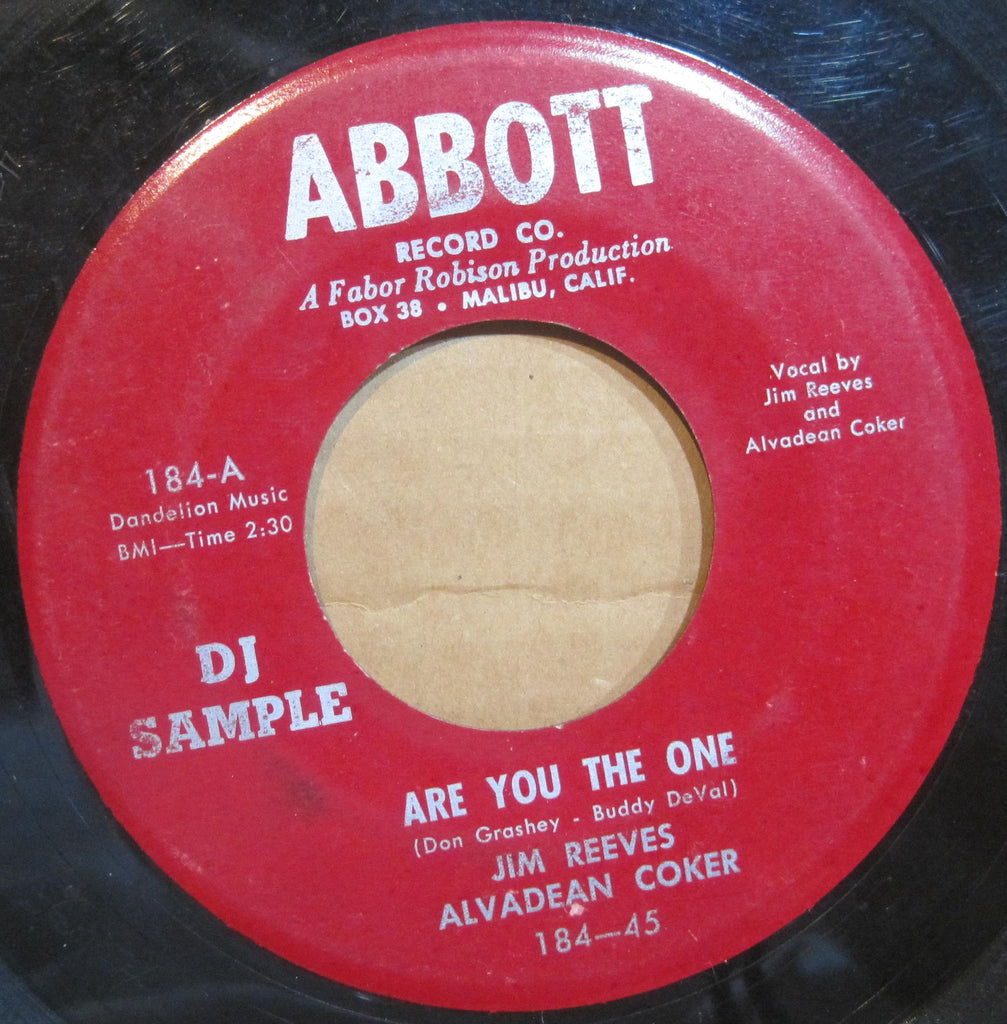 Jim Reeves & Alvadean Coker - Are You The One b/w How Many