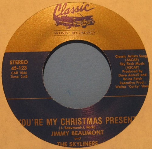 Jimmy Beaumont & The Skyliners - You're My Christmas Present/ Another Lonely New Years Eve