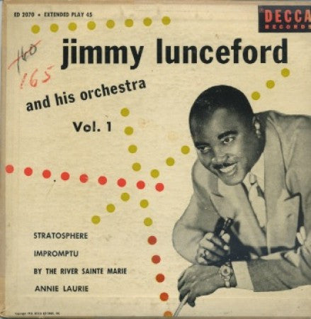 Jimmy Lunceford - Vol. 1 EP - Stratosphere/Impromptu b/w By The River Sainte Marie/Annie Laurie
