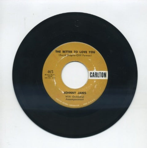 Johnny Janis - The Better To Love You/ Can This Be Love