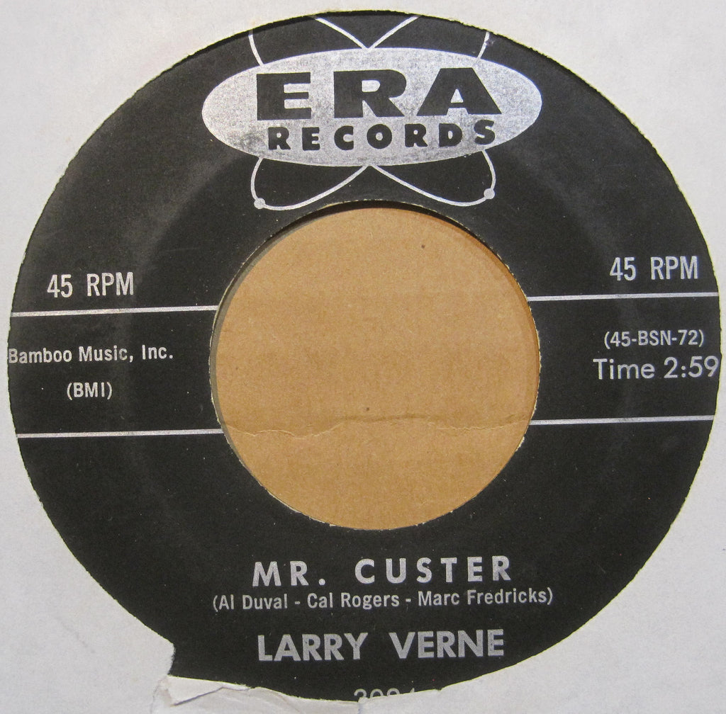 Larry Verne - Mr. Custer b/w Okeefenoke Two Step