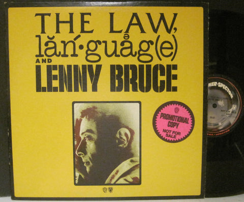 Lenny Bruce The Law, Language and Lenny Bruce