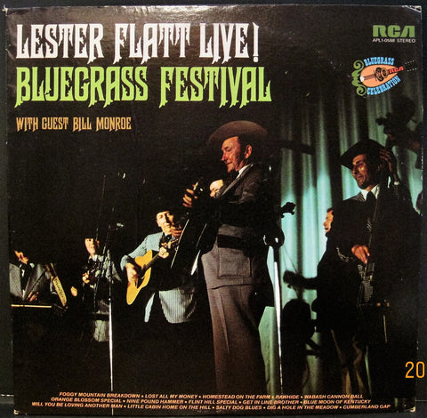 Lester Flatt Live with Bill Monroe - Bluegrass Festival