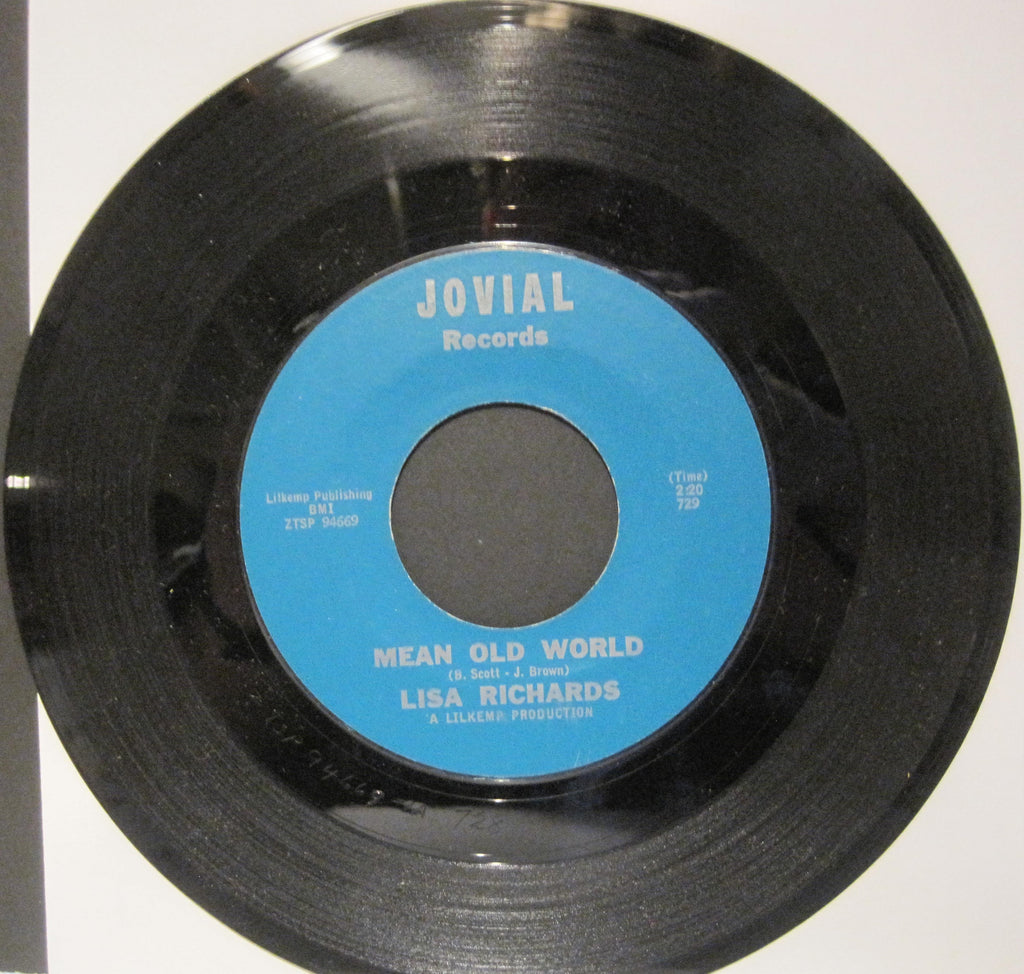 Lisa Richards - Mean Old World b/w Let's Take a Chance