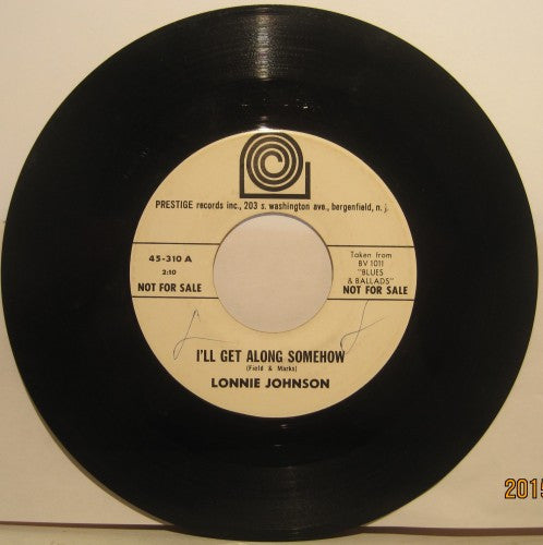 Lonnie Johnson - I'll Get Along Somehow/ Jelly Roll Baker