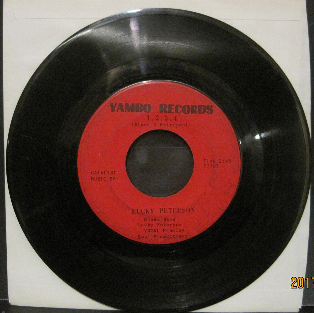 Lucky Peterson - 1, 2, 3, 4 b/w Good Old Candy