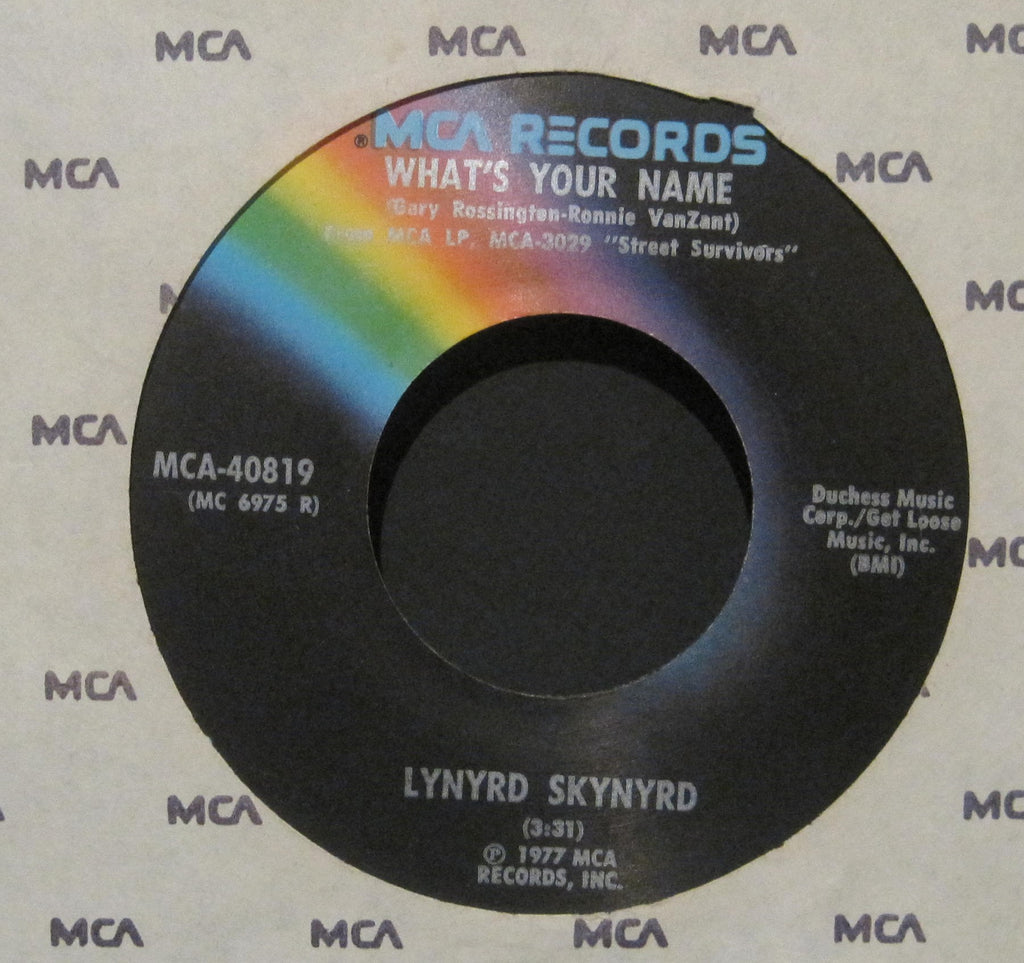 Lynyrd Skynyrd - What's Your Name b/w I Know A Little