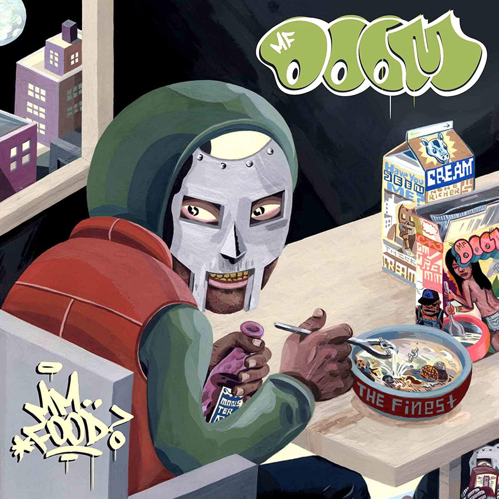 MF Doom - Mmmm...Food - 2 LP set on pink & green vinyl