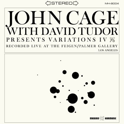 John Cage - Variations IV - with David Tudor - on Limited Clear Vinyl