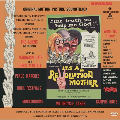 It's A Revolution Mother - Motion Picture Soundtrack on LTD colored vinyl w/ DVD!