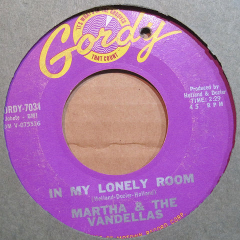Martha & The Vandellas - In my Lonely Room b/w A Tear For The Girl