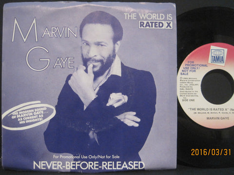 Marvin Gaye - The World is Rated X b/w The World is Rated X