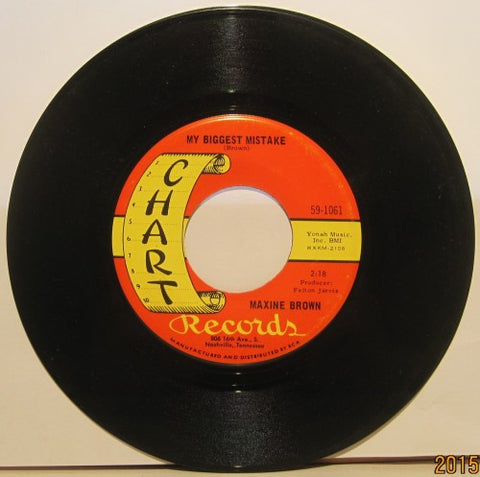 Maxine Brown - My Biggest Mistake/ Sugar Cane County