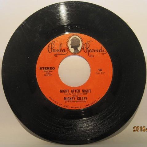 Mickey Gilley - Night after Night/ I'm to Blame