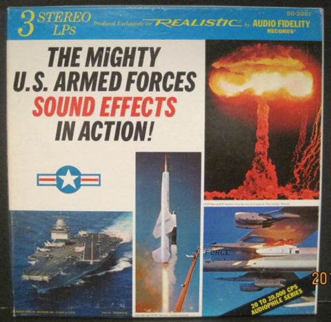 Mighty U.S. Armed Forces Sound Effects in Action! - 3 Lp Box Set