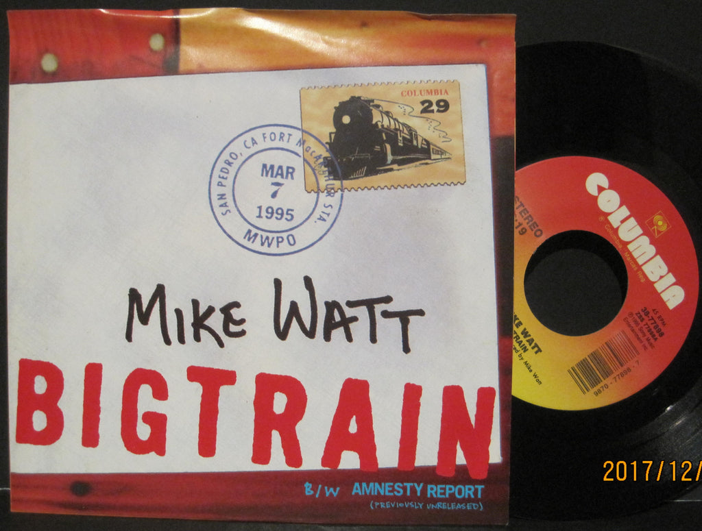 Mike Watt - Big Train b/w Amnesty Report