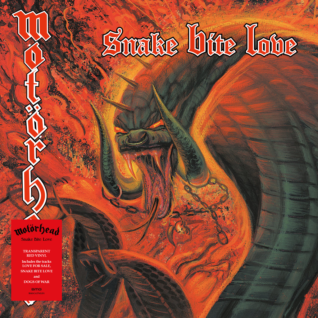 Motorhead - Snake Bite Love - on limited RED vinyl