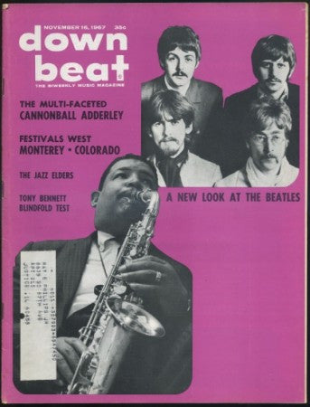 Down Beat - Nov 16, 1967 / The Beatles, Cannonball Adderley