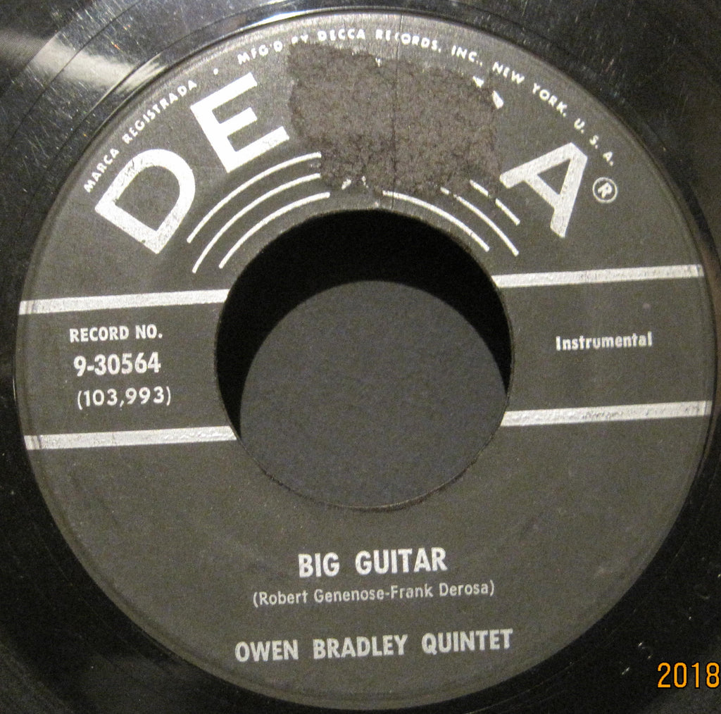 Owen Bradley Quintet - Big Guitar b/w Sentimental Dream