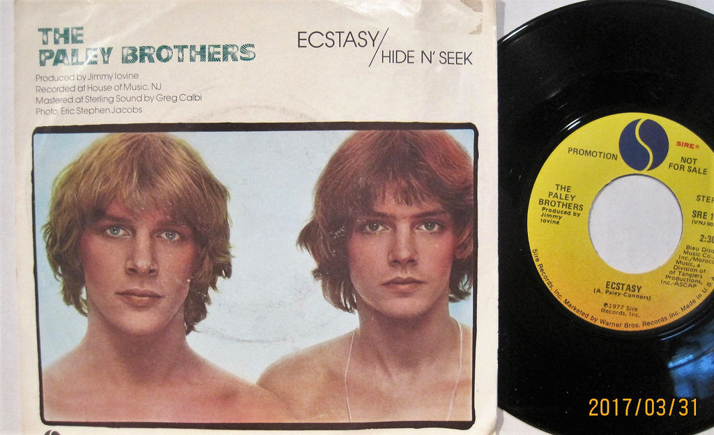 Paley Brothers - Ecstacy b/w Hide N' Seek